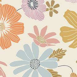 Blooming Floral in Spring Meadow