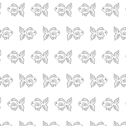 Goldfish Sketches in Notebook