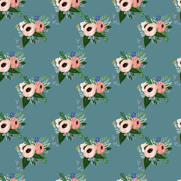 Summer Woodland Bouquet in Blue