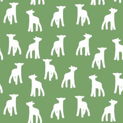 Lamb Silhouette in Pistachio