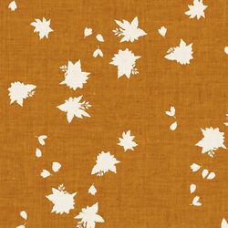 Large Scattered Floral in Caramel
