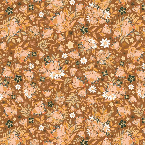 Vintage Floral in Copper