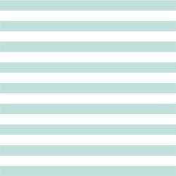 Horizontal Candy Stripe in Glacier Blue