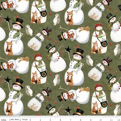 Snowmen in Green