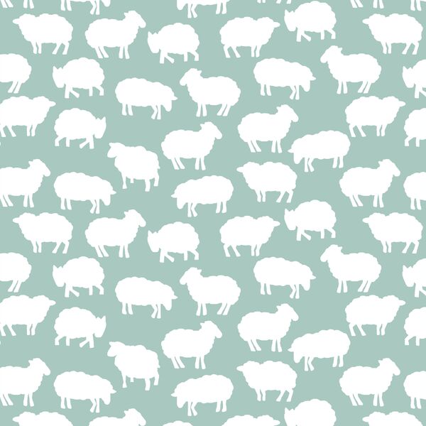 Sheep Silhouette in Aspen