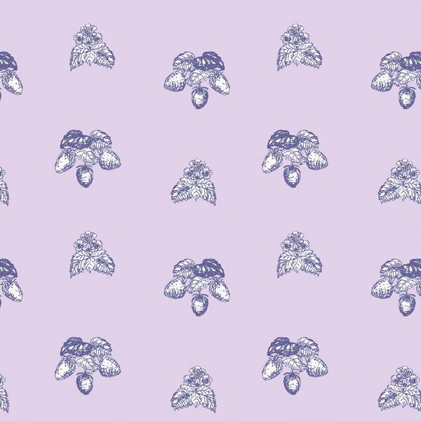 Strawberry Patch in Sweet Lilac