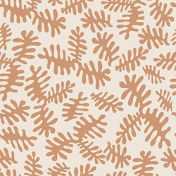 Matisse Floral in Tawny on Cream