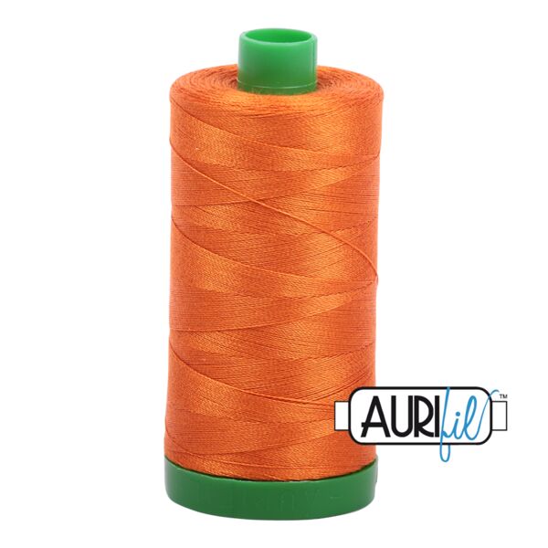 Aurifil 40wt Cotton Thread - Pumpkin (#2150) - Large Spool