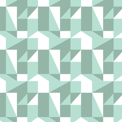 Geometric in Aqua