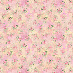 Abstract Floral in Pale Pink