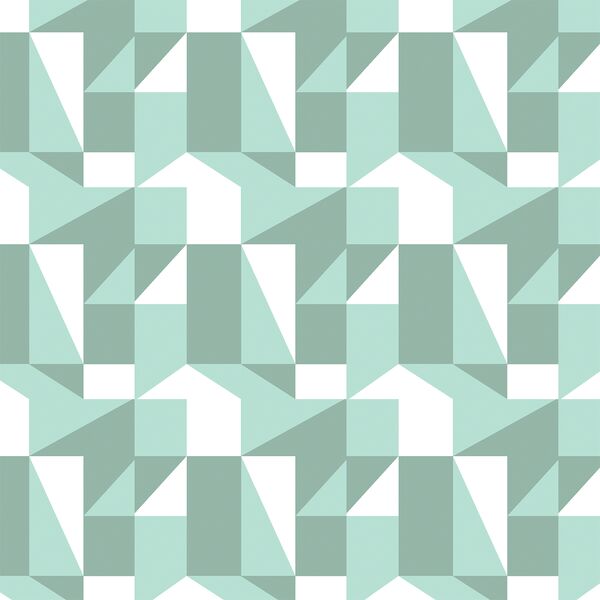 Geometric in Aqua