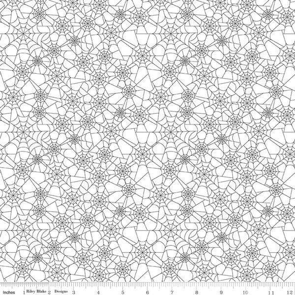 Spider Webs in White