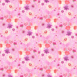 Daisies in Light Raspberry
