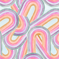 Large Retro Rainbow in Free Spirit