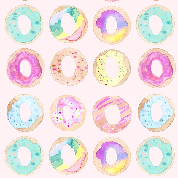 Donuts in Light Pink
