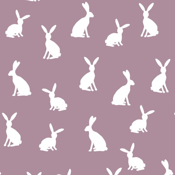 Cottontail Silhouette in Celestial