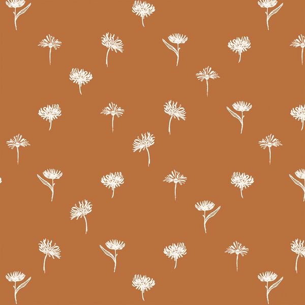Diamond Floral in Bronze