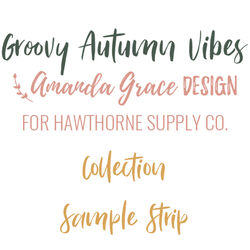 Groovy Autumn Vibes Sample Strip