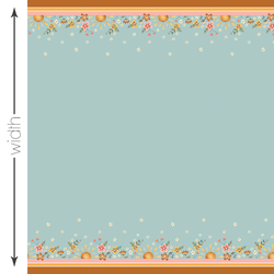 Mr Golden Sun Double Border in Seafoam