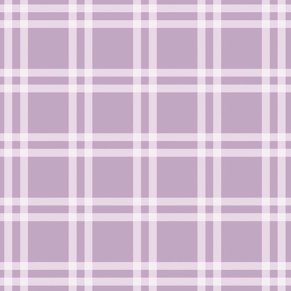 Twin Check in Dark Lavender