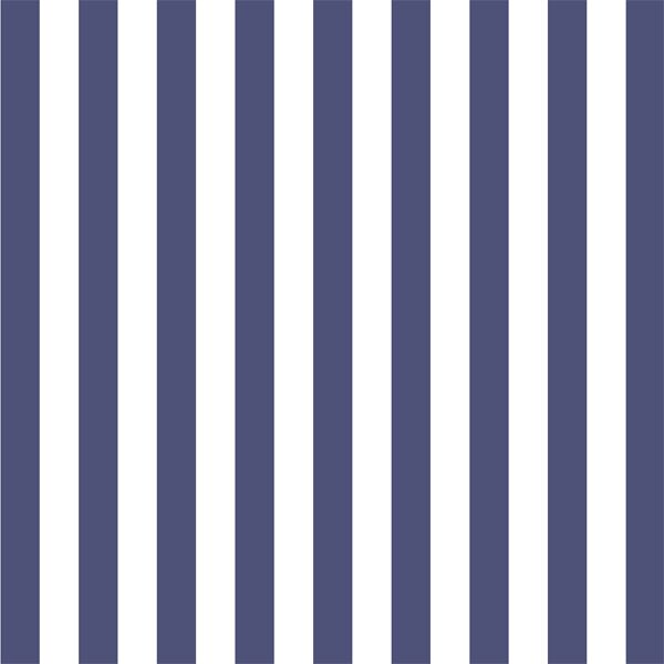 Candy Stripe in Indigo