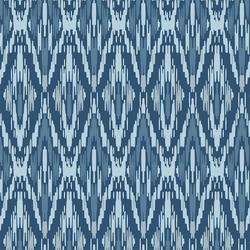 Ikat in Evening Blue