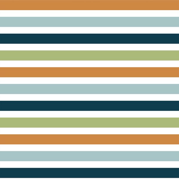 Garden Stripes in Cool