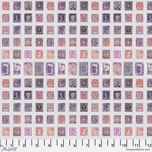 Stamps in Purple