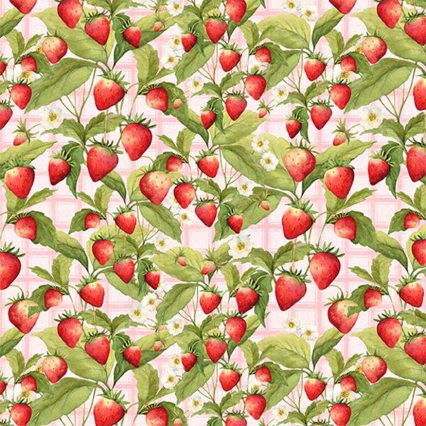 Strawberries in Red