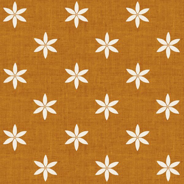 Star Flowers in Caramel