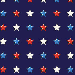 8-Bit Stars in Navy