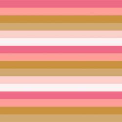 Little Look Lively Stripe in Just Rosy