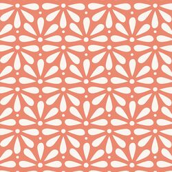 Large Stenciled Blooms in Honeysuckle