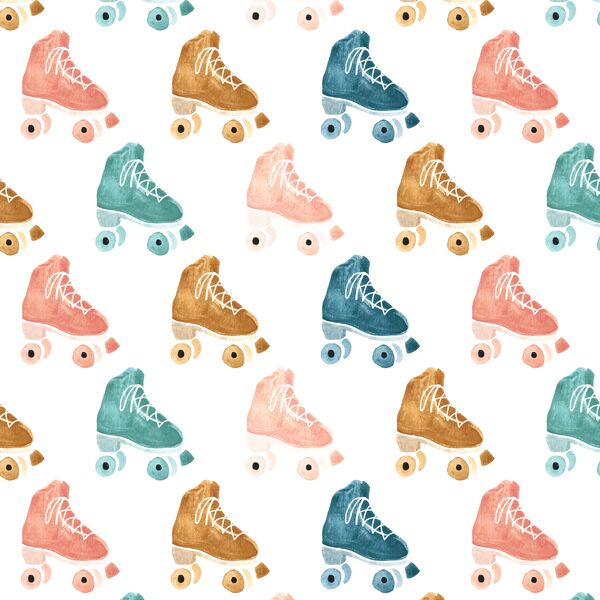 Retro Roller Skates in Summer