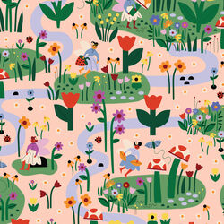 Fairy Daydreams in Peach Multi