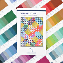 Artisan Cotton Yarn-Dye Color Swatch Card Panel
