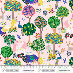 Enchanted Woods in Pale Pink