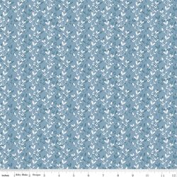 Silhouette in Floral Blue