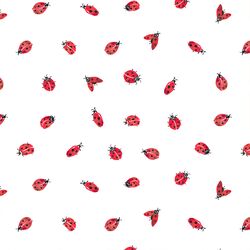 Lady Bugs in Garden