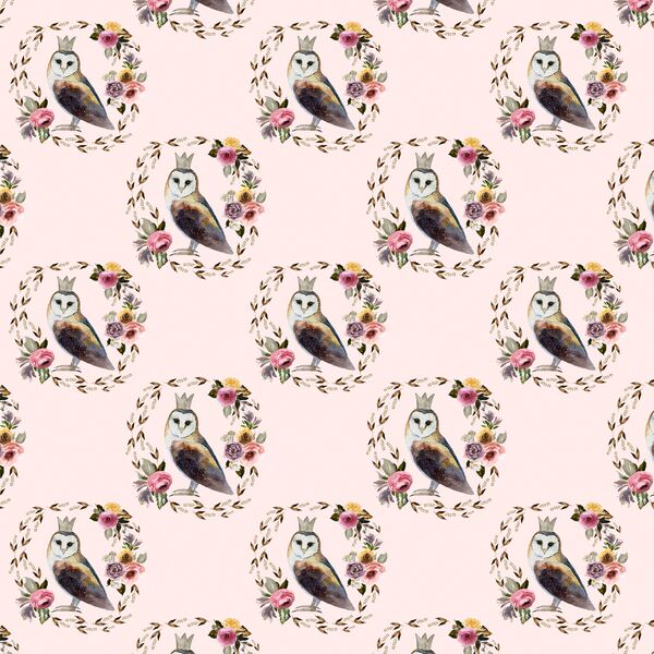 Little Cambridge Owl in Soft Blush