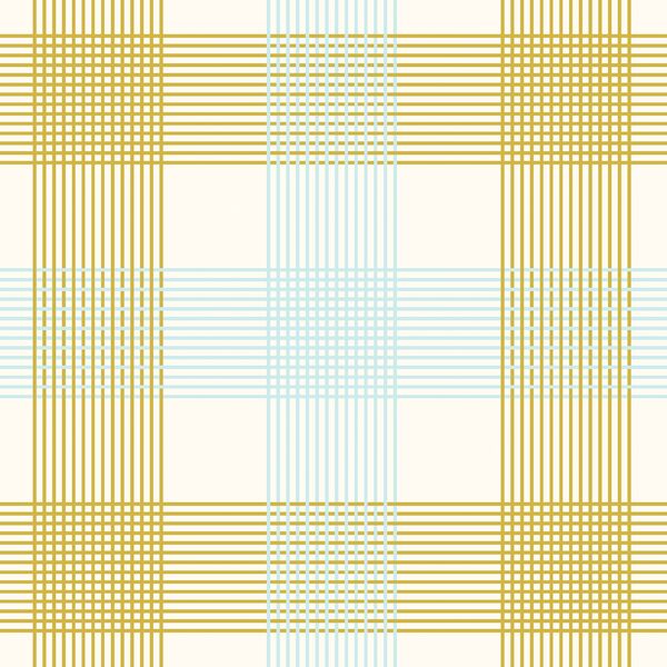 Plaid in Waterfall Blue