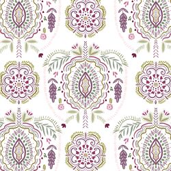 Ornamental Medallions in White