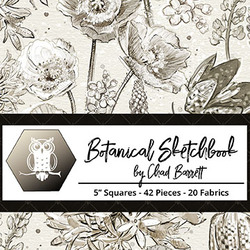Botanical Sketchbook 5" Square Pack