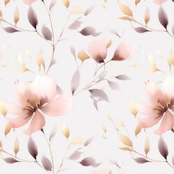 Floral Branches in Mist