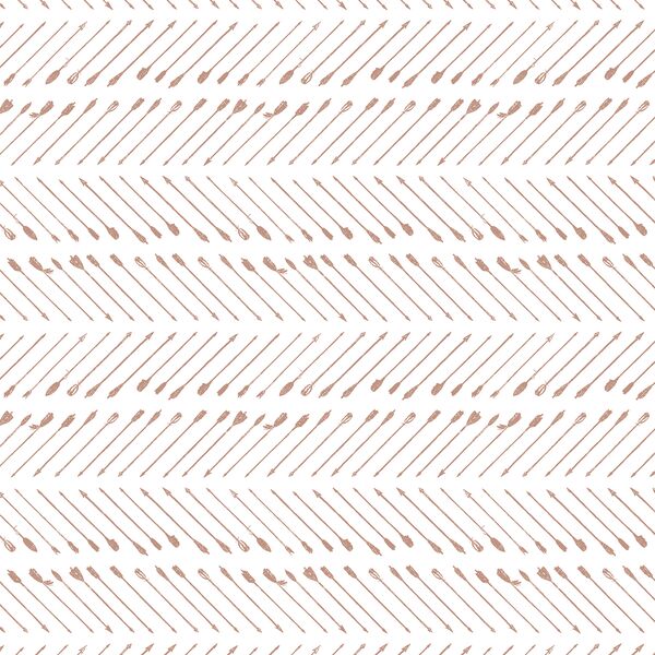 Chevron Arrows in Hot Chocolate on White
