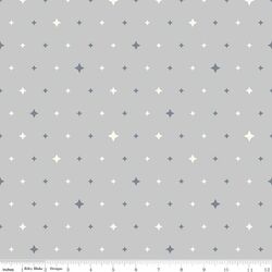 Twinkle Stars in Gray