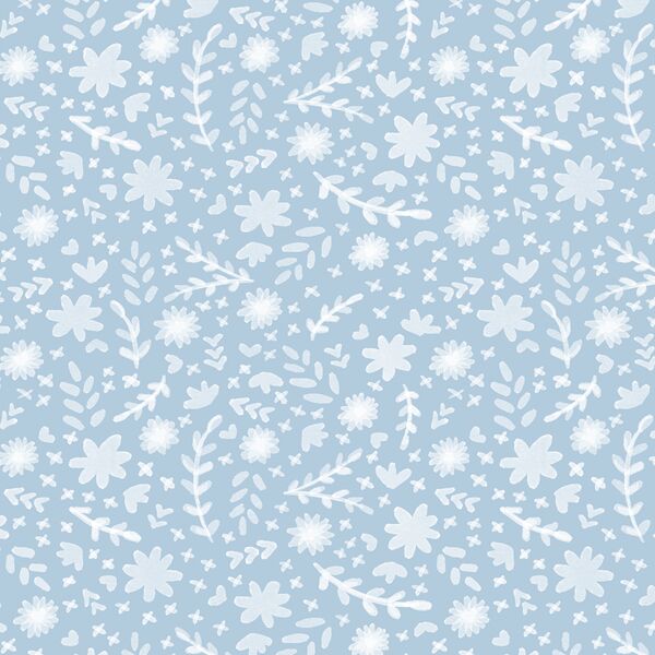 Sweet Florals in Sky