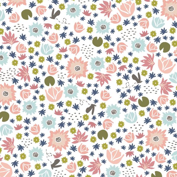 Fairytale Flowers in White