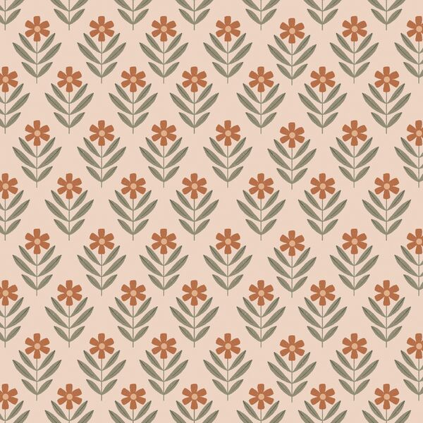 Stamped Daisies in Shell