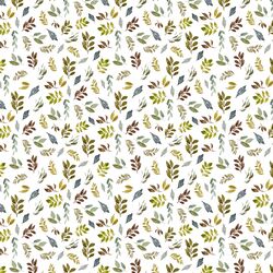 Small Scattered Leaves in Autumn